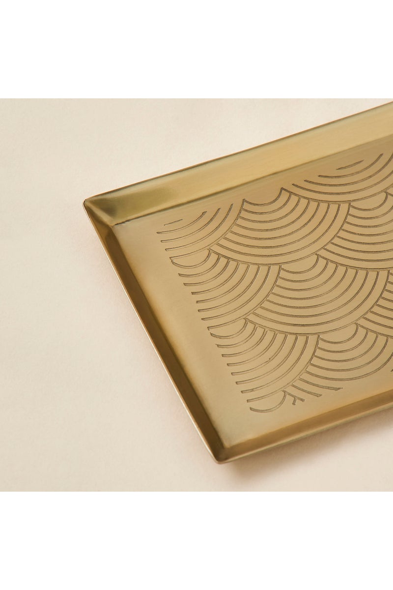 Metallic Etched Decorative Tray - Image 3
